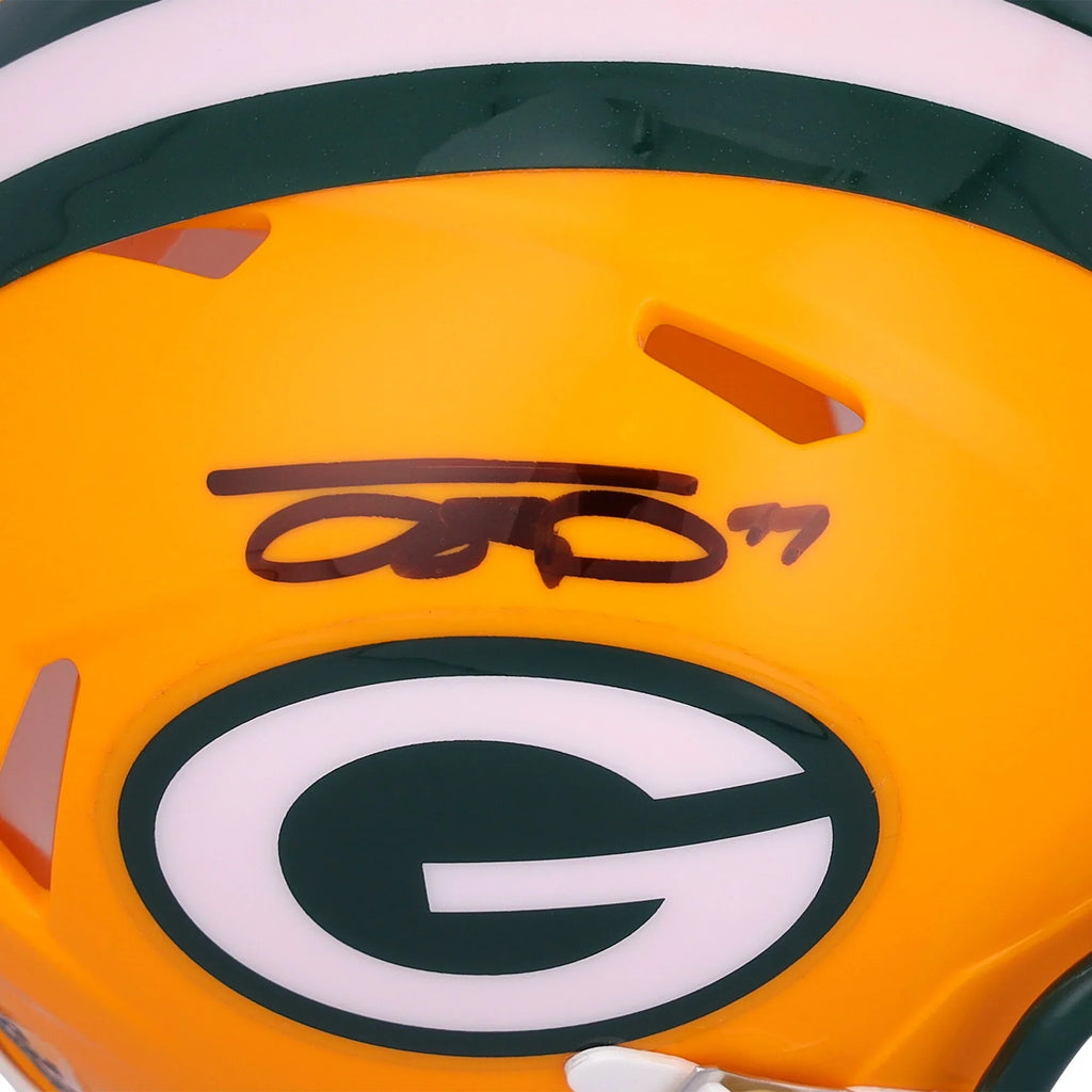 Jayden Reed Signed Green Bay Packers Speed Mini Helmet | Authenticated