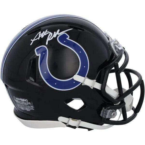 Anthony Richardson Signed Riddell Mini Helmet | Indiana Nights 2023