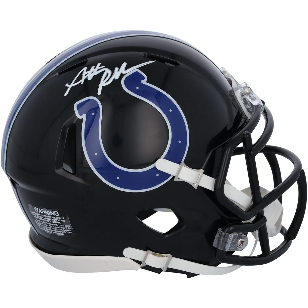 Anthony Richardson Signed Riddell Mini Helmet | Indiana Nights 2023