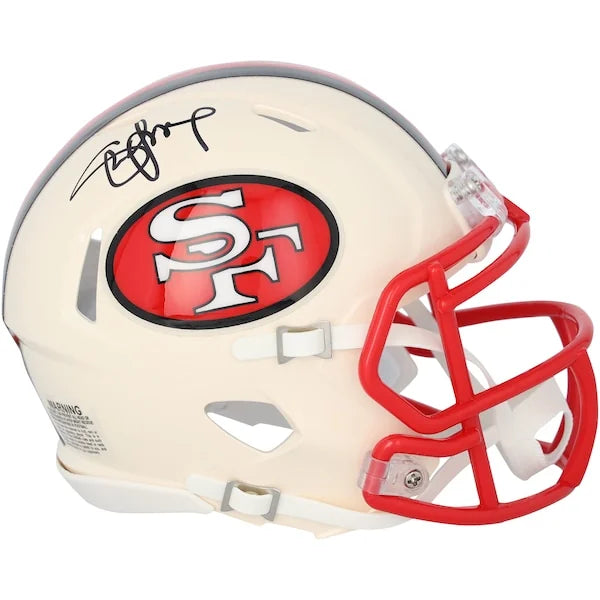 Steve Young Signed San Francisco 49ers Riddell Retro Speed Mini Helmet | Authenticated