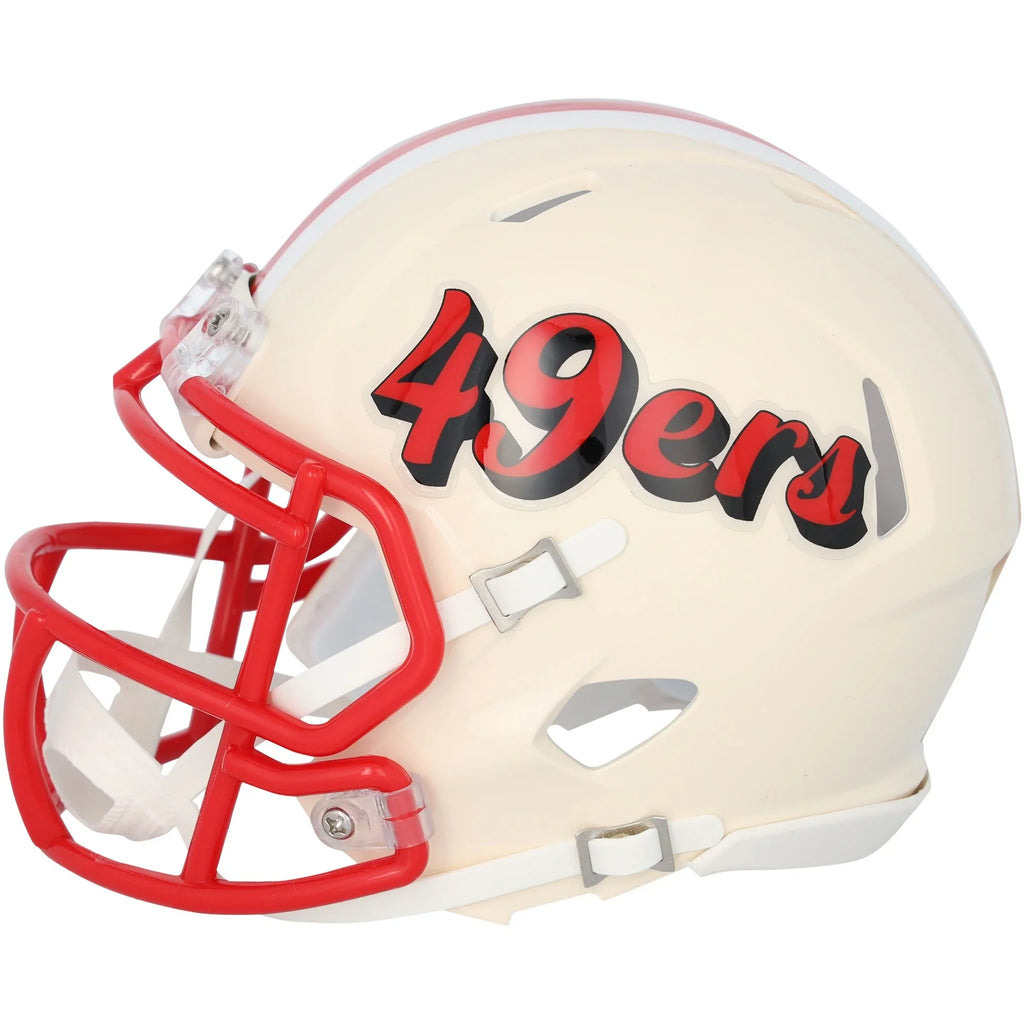 Steve Young Signed San Francisco 49ers Riddell Retro Speed Mini Helmet | Authenticated
