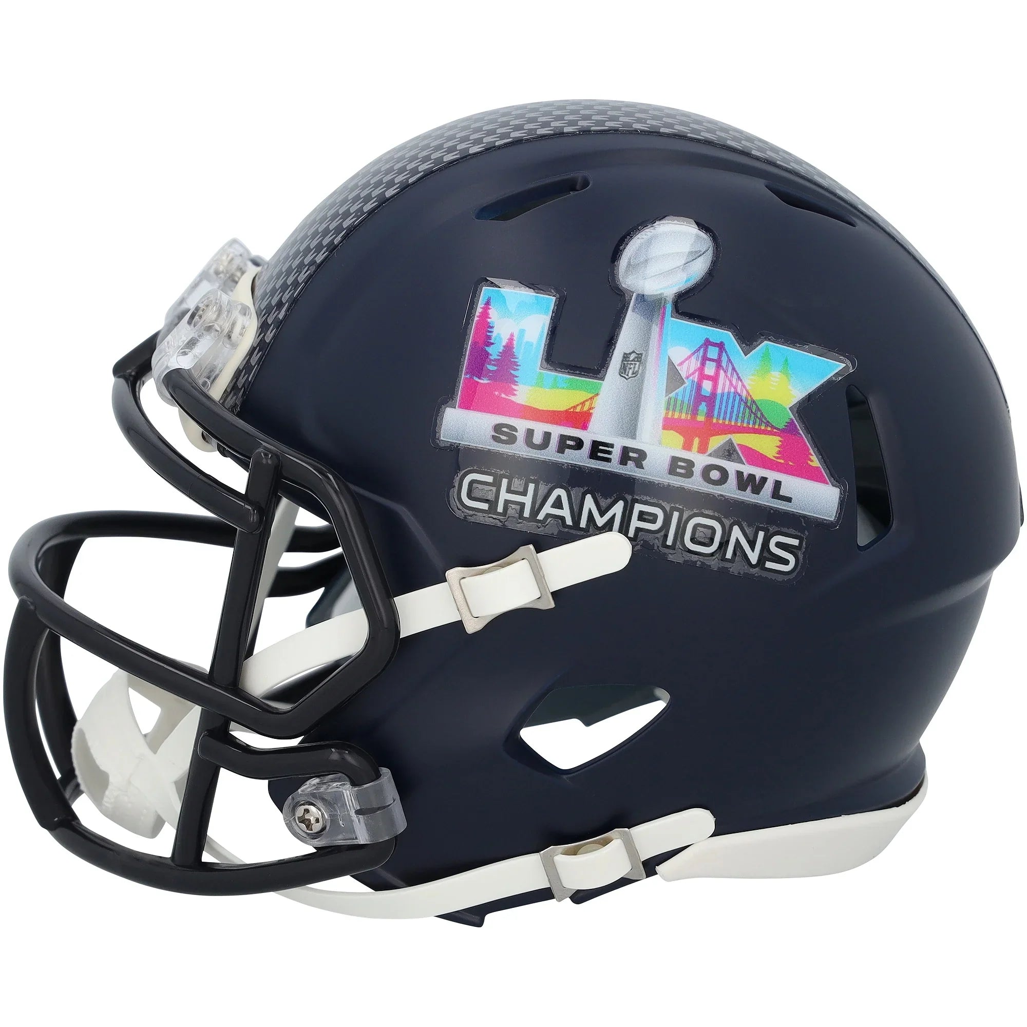 Rashid Shaheed Seattle Seahawks Autographed Fanatics Authentic Super Bowl LX Champions Riddell Speed Mini Helmet - F2