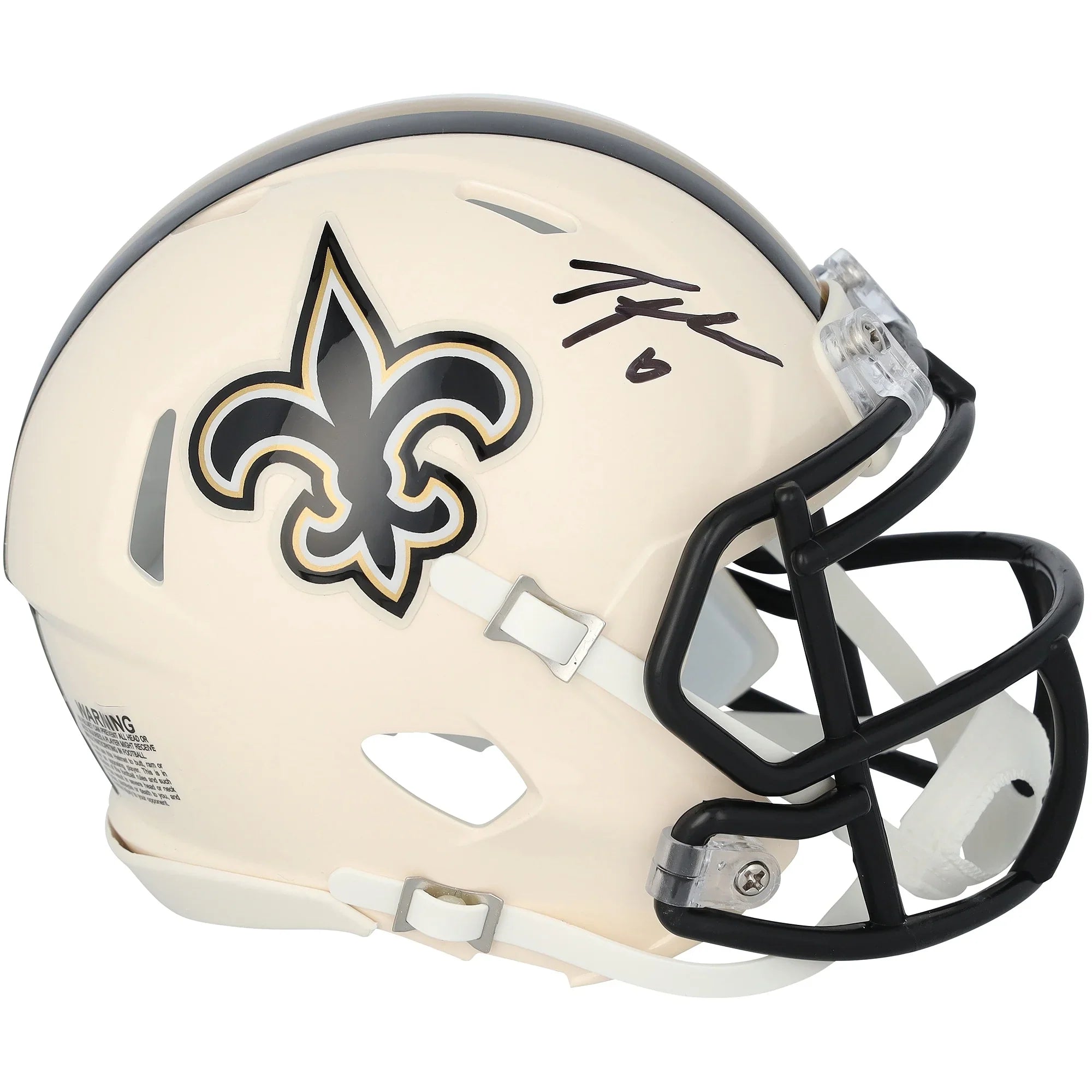 Tyler Shough Signed New Orleans Saints Riddell Retro Mini Helmet | Authenticated