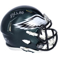 DeVonta Smith Signed Riddell Speed Mini Helmet | Philadelphia Eagles