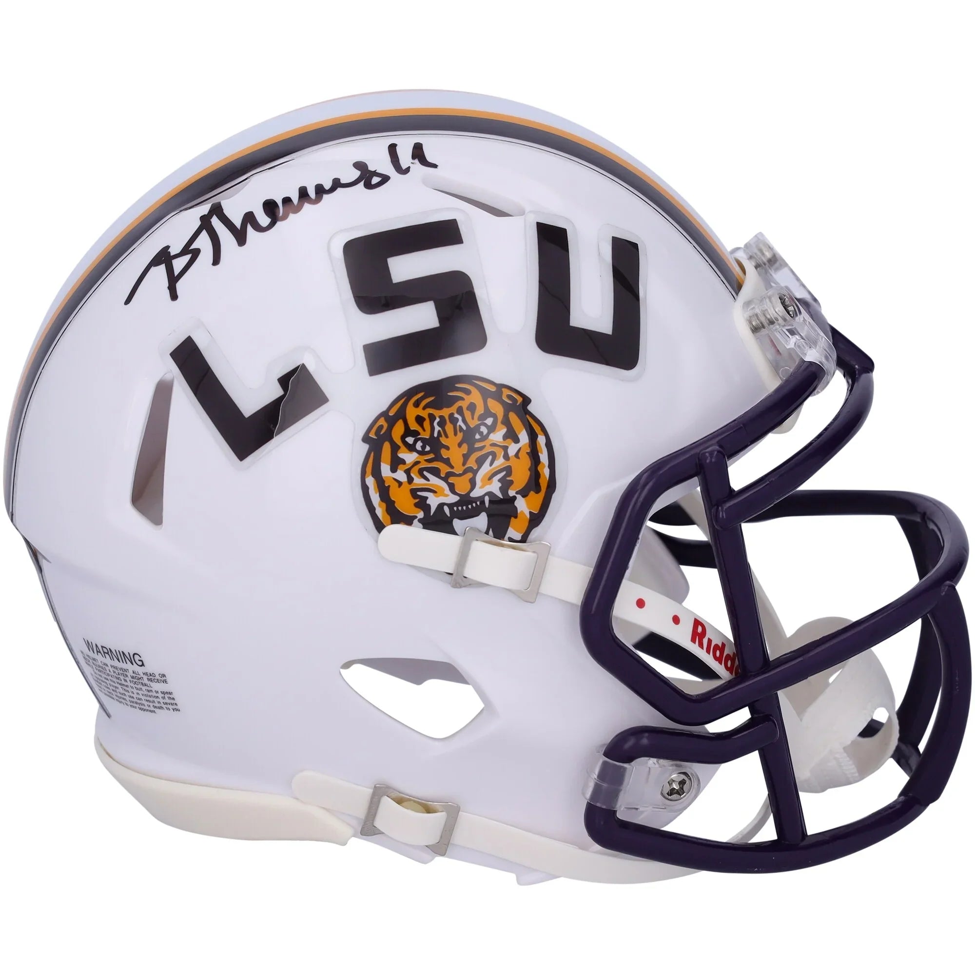 Brian Thomas Jr Signed LSU Tigers Mini Helmet | Authenticated