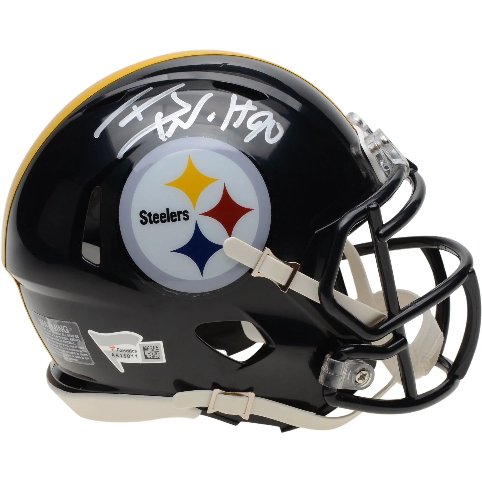 T.J. Watt Signed Riddell Speed Mini Helmet | Pittsburgh Steelers