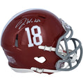 Jaylen Waddle Signed Alabama Crimson Tide Mini Helmet | Authenticated