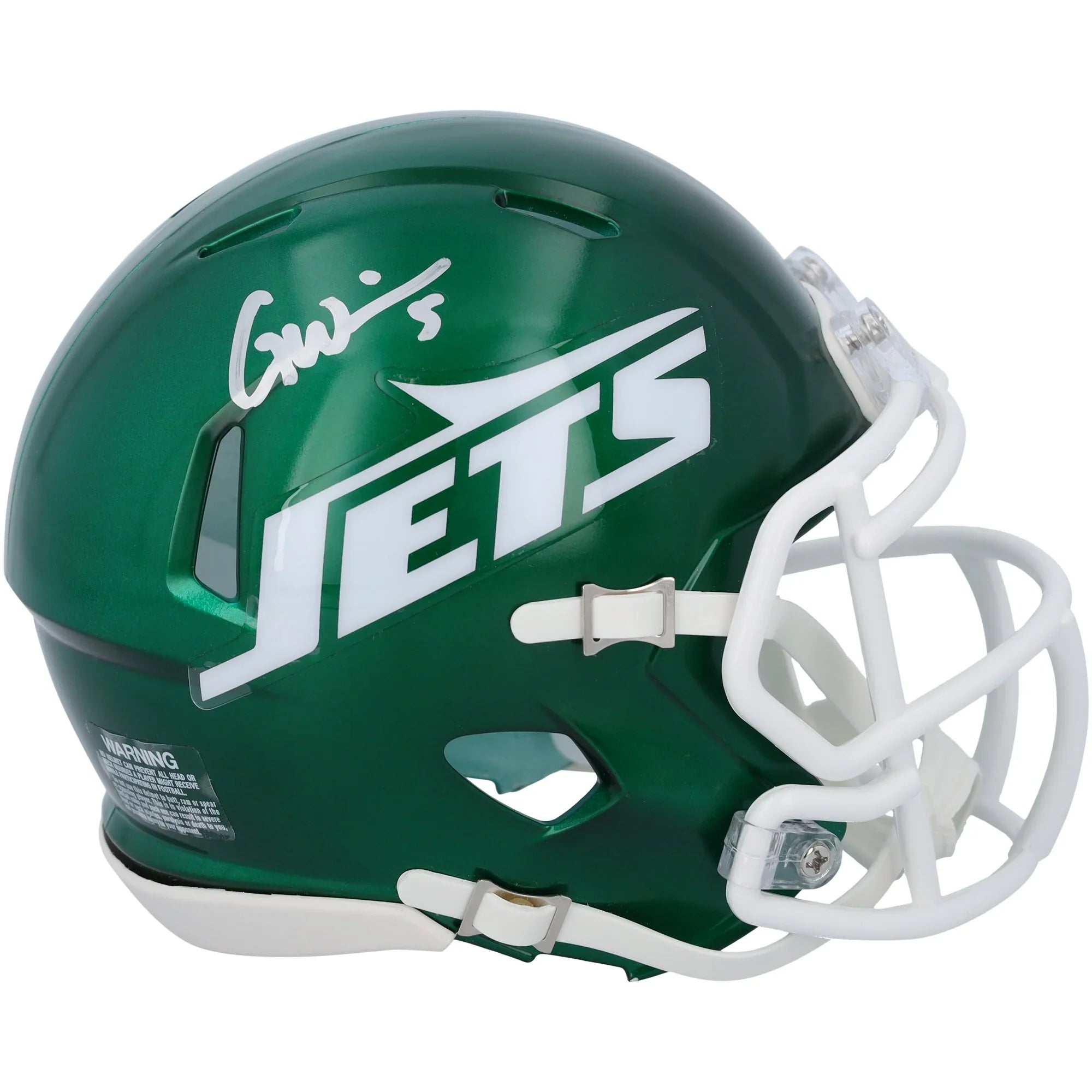 Garrett Wilson Signed 2024 Jets Speed Mini Helmet | Authenticated