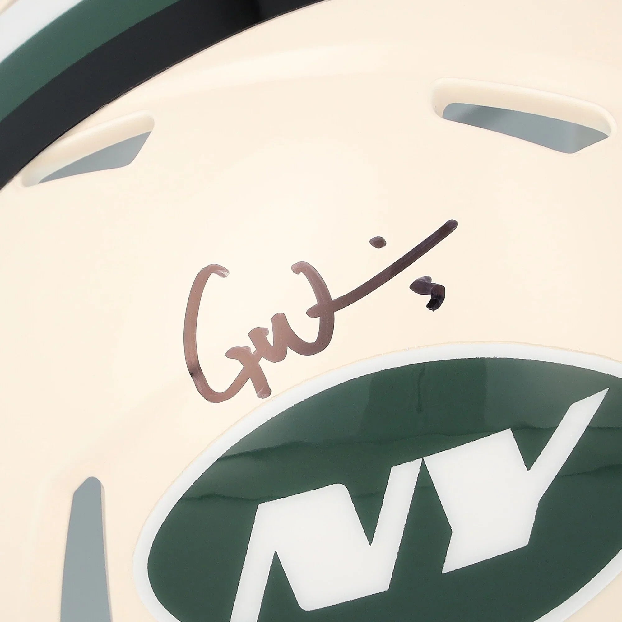 Garrett Wilson Signed Jets Riddell Retro Speed Mini Helmet | Authenticated