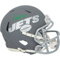 Garrett Wilson Signed Jets Riddell Slate Speed Mini Helmet | Authenticated