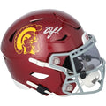 Drake London Signed USC Trojans Riddell Speed Flex Midi Helmet | Authenticated
