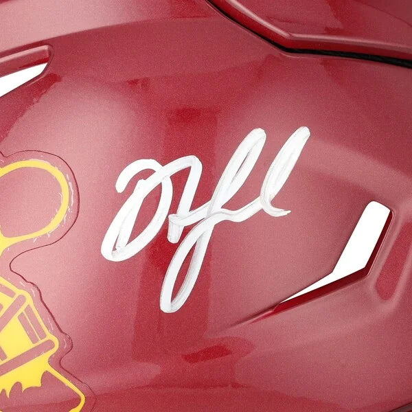 Drake London Signed USC Trojans Riddell Speed Flex Midi Helmet | Authenticated