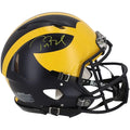 Tom Brady Signed Michigan Wolverines Riddell Speed Helmet | TRISTAR Authenticated