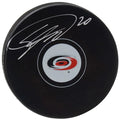 Sebastian Aho Signed Hockey Puck | Carolina Hurricanes