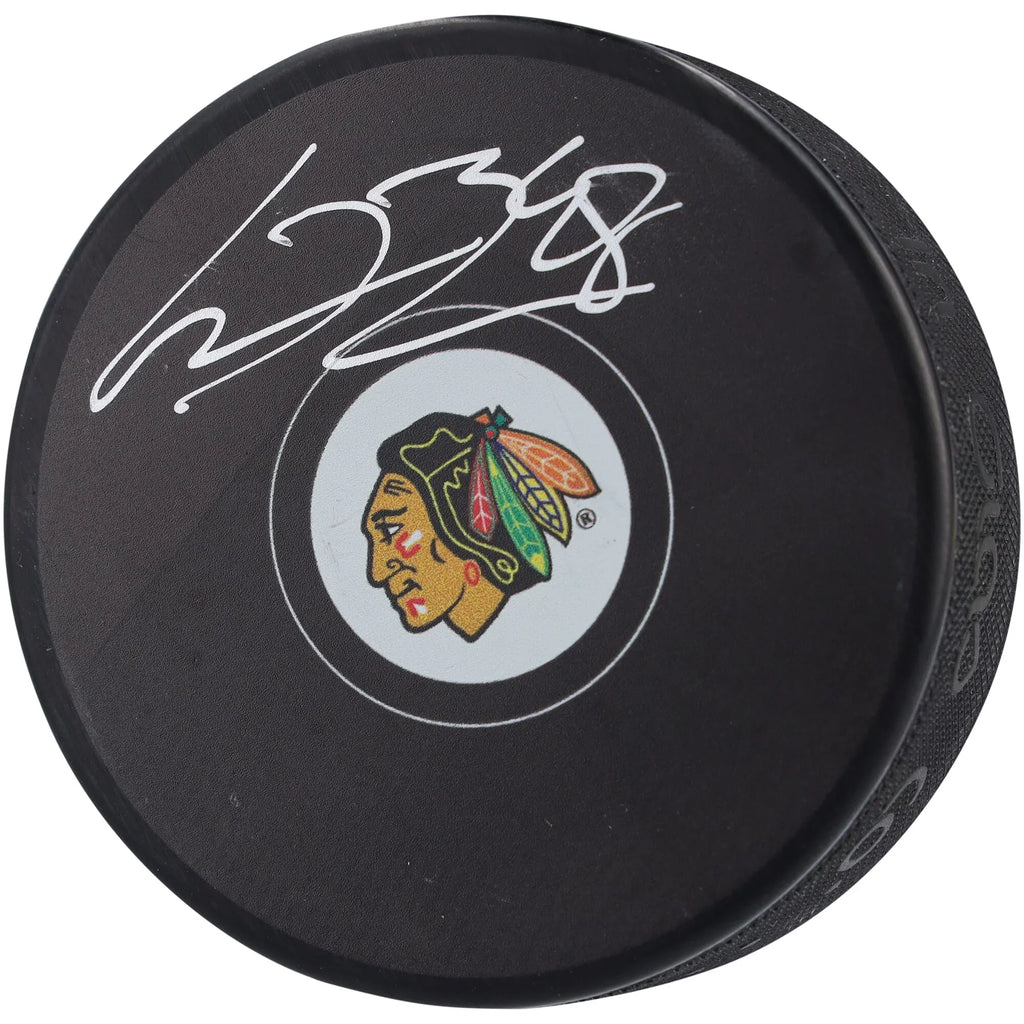Connor Bedard Signed Chicago Blackhawks Hockey Puck | Authenticated
