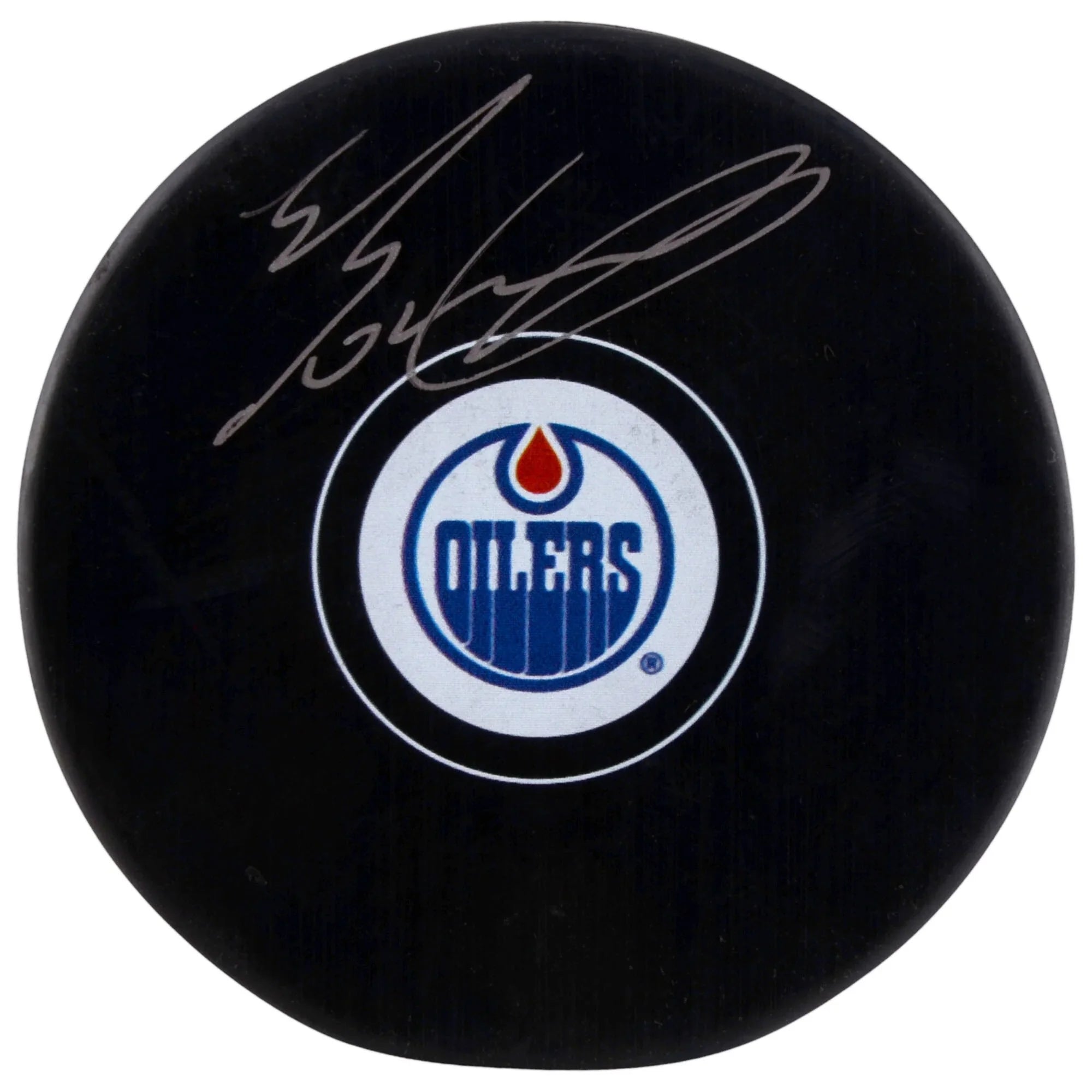 Evan Bouchard Signed Edmonton Oilers Hockey Puck | Authenticated