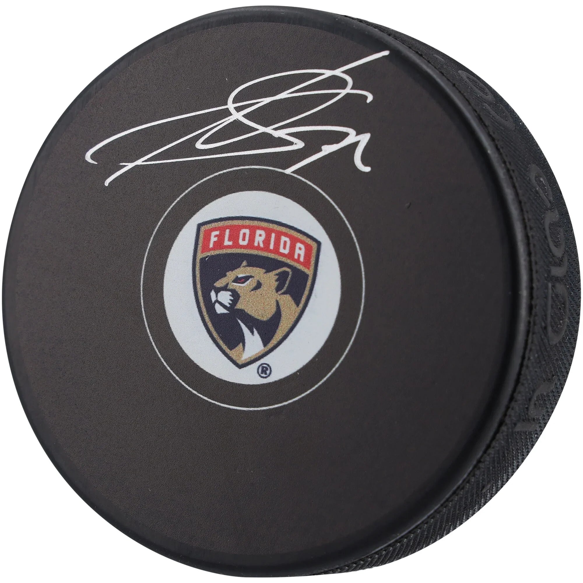 Sergei Bobrovsky Florida Panthers Autographed Hockey Puck - S