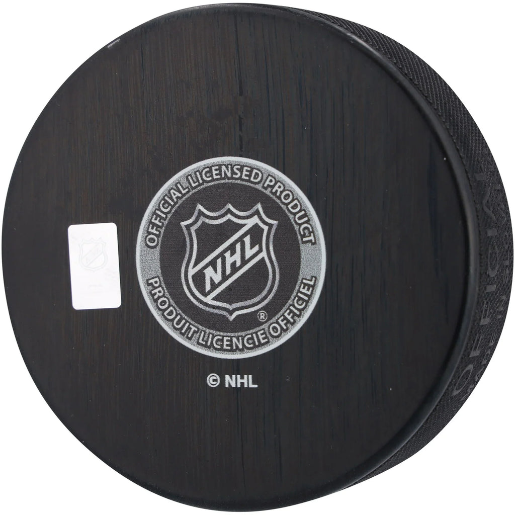 Simon Edvinsson Signed Detroit Red Wings Hockey Puck | Authenticated
