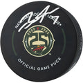 Brock Faber Signed Minnesota Wild 25th Anniversary Game Puck