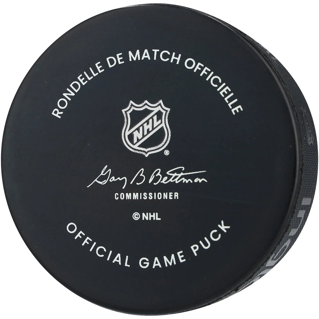 Brock Faber Signed Minnesota Wild 25th Anniversary Game Puck