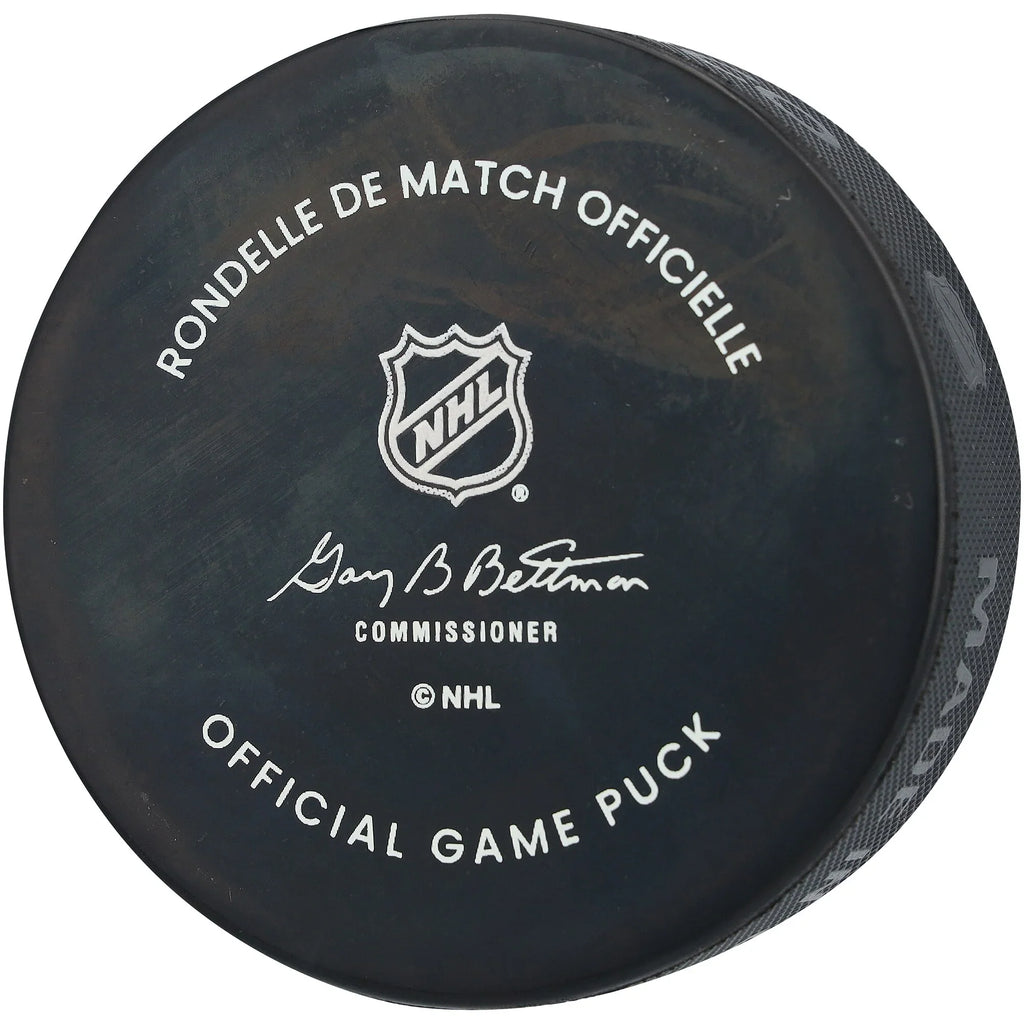 Marc-Andre Fleury Signed Minnesota Wild 25th Anniversary Puck | Authenticated
