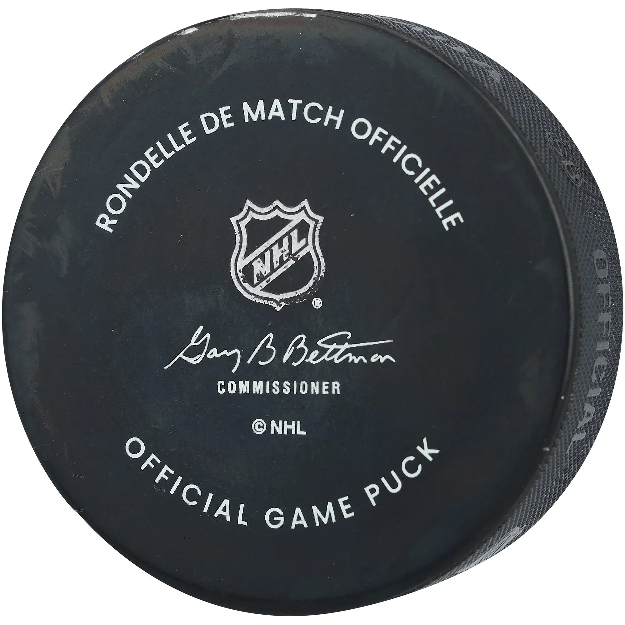 Marc-Andre Fleury Pittsburgh Penguins Autographed Fanatics Authentic Official Game Puck - F