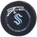 Philipp Grubauer Signed Seattle Kraken Official Game Puck | Authenticated