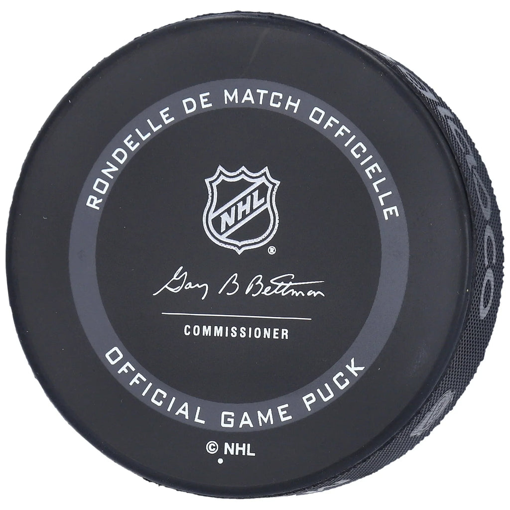 Philipp Grubauer Signed Seattle Kraken Official Game Puck | Authenticated