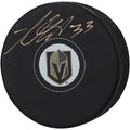 Adin Hill Vegas Golden Knights Autographed Hockey Puck - S