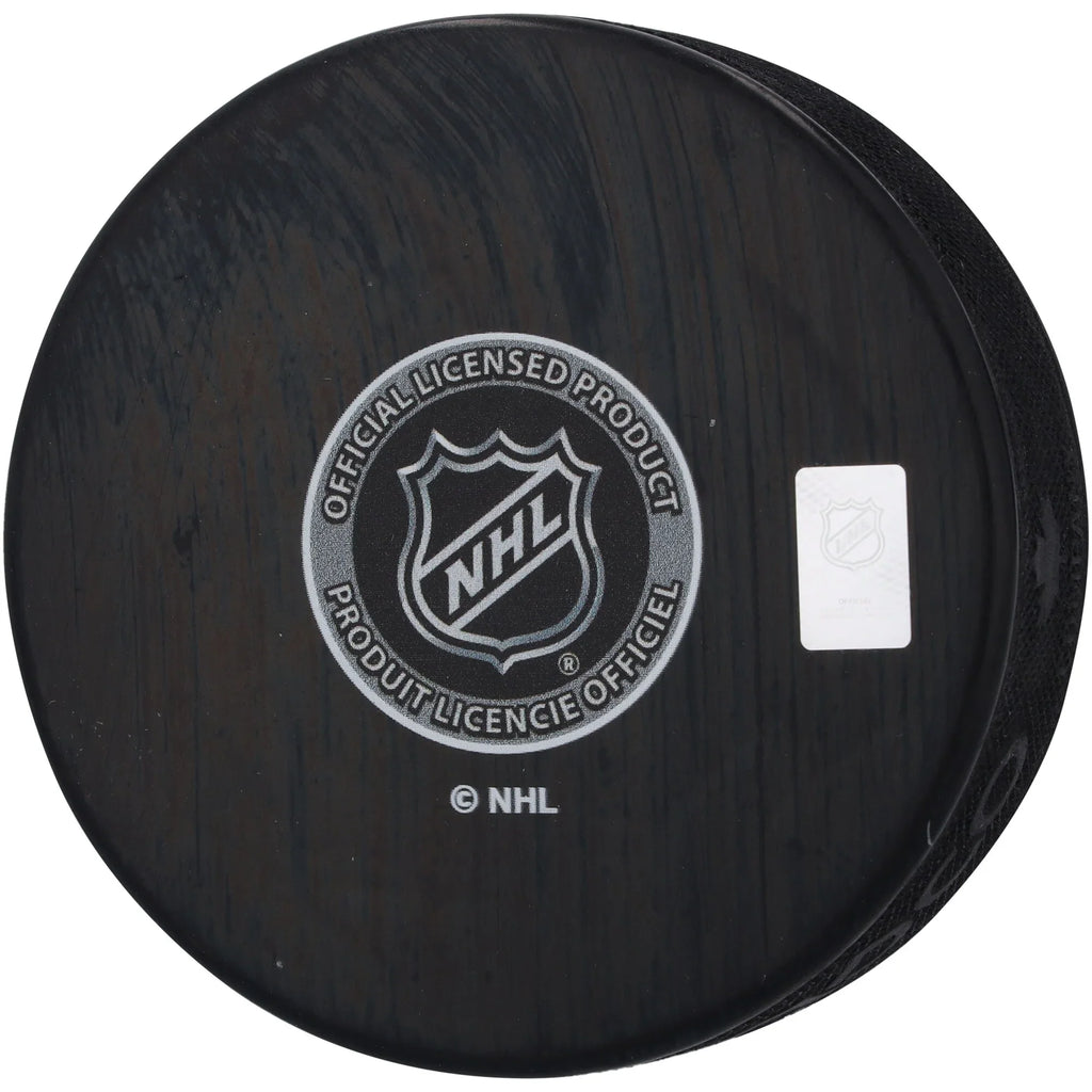 Adin Hill Vegas Golden Knights Autographed Hockey Puck - S