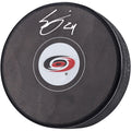 Seth Jarvis Signed Hockey Puck | Carolina Hurricanes