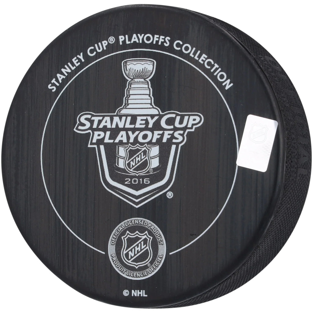 Kris Letang Signed 2016 Stanley Cup Champs Hockey Puck | Penguins