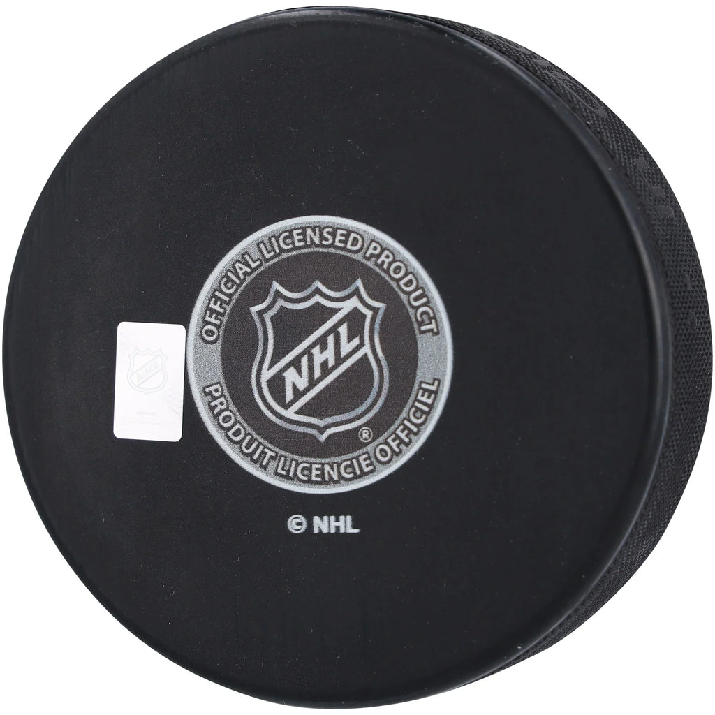 Henrik Lundqvist Signed Hockey Puck | HOF 23 Inscription