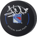 Henrik Lundqvist Signed Official Game Puck | New York Rangers