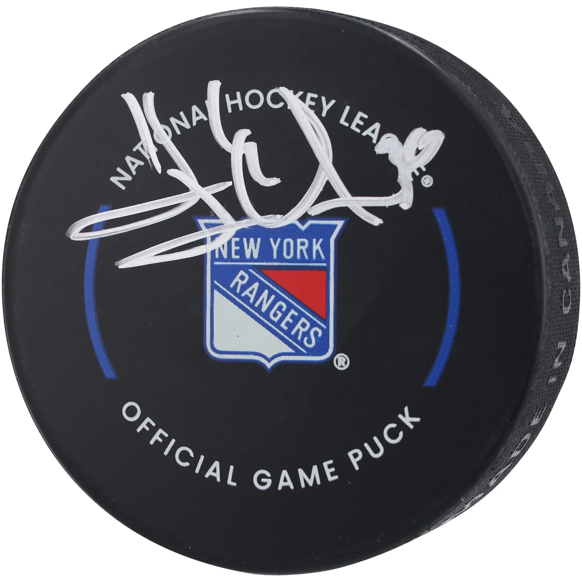 Henrik Lundqvist Signed Official Game Puck | New York Rangers