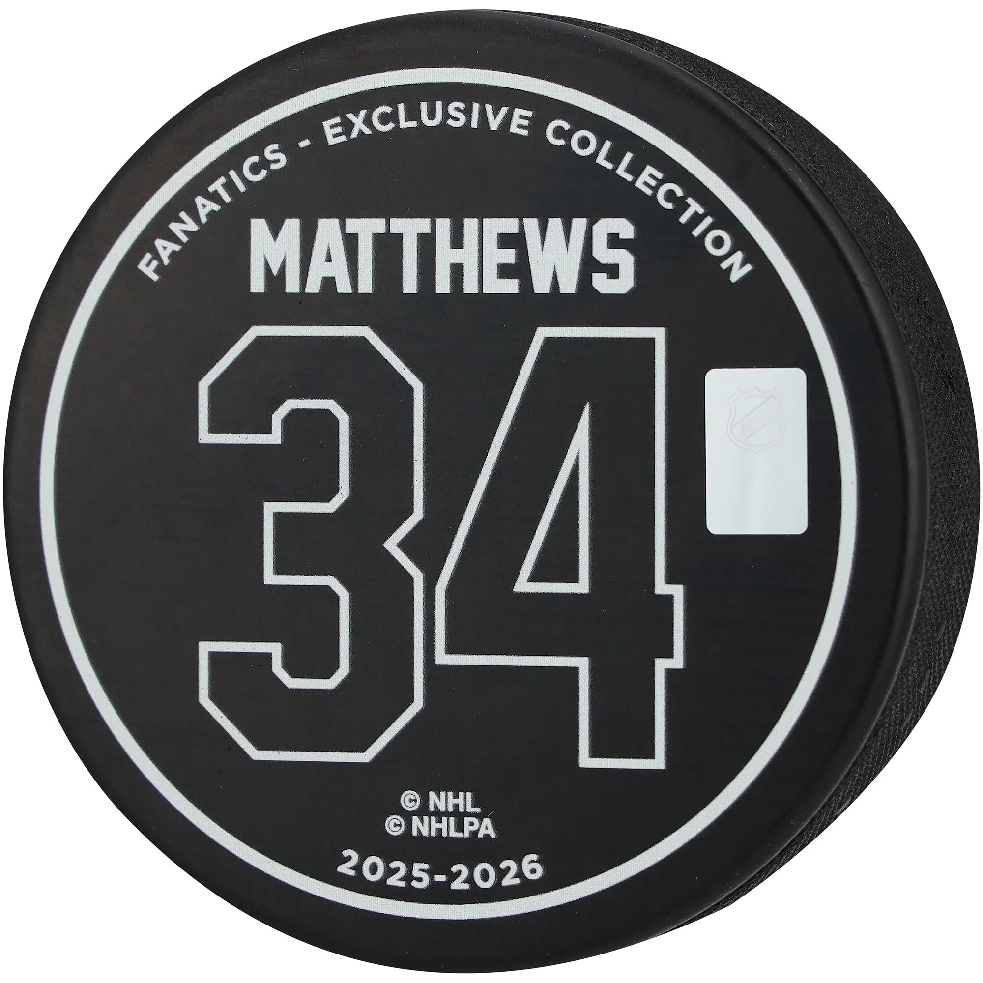 Auston Matthews Signed Hockey Puck | Franchise Goal Leader Limited Edition