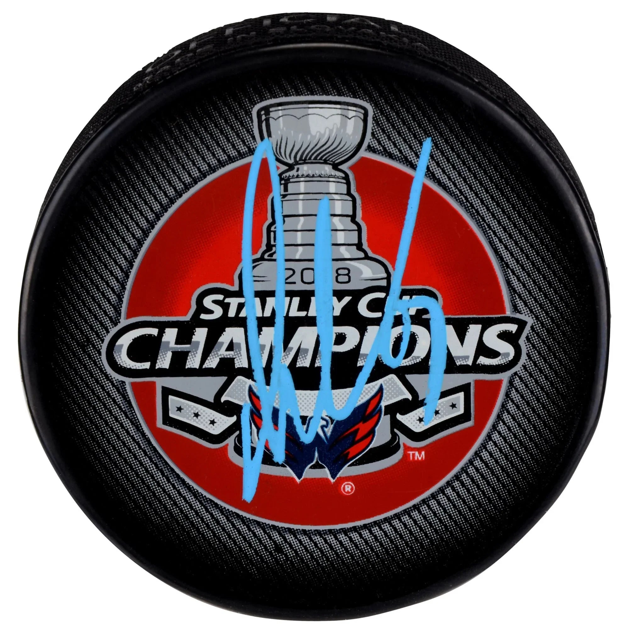 Alex Ovechkin Signed 2018 Stanley Cup Champions Puck | Washington Capitals