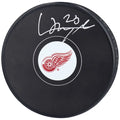 Lucas Raymond Signed Detroit Red Wings Hockey Puck | Authenticated