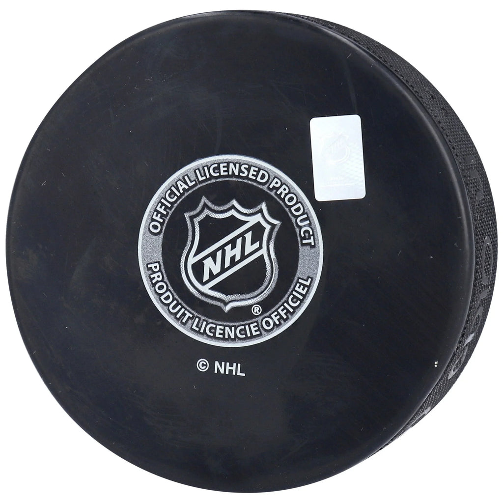 Lucas Raymond Signed Detroit Red Wings Hockey Puck | Authenticated