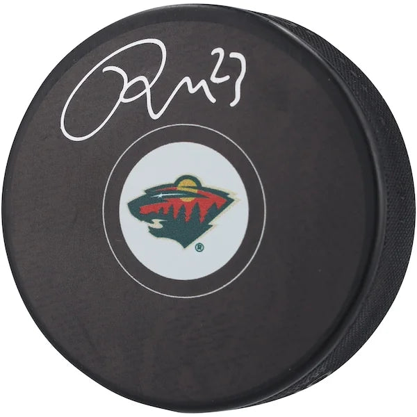 Marco Rossi Minnesota Wild Fanatics Authentic Autographed Hockey Puck - F2