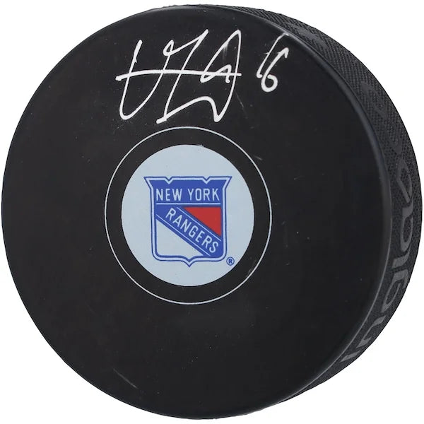 Vincent Trocheck Signed Hockey Puck | New York Rangers