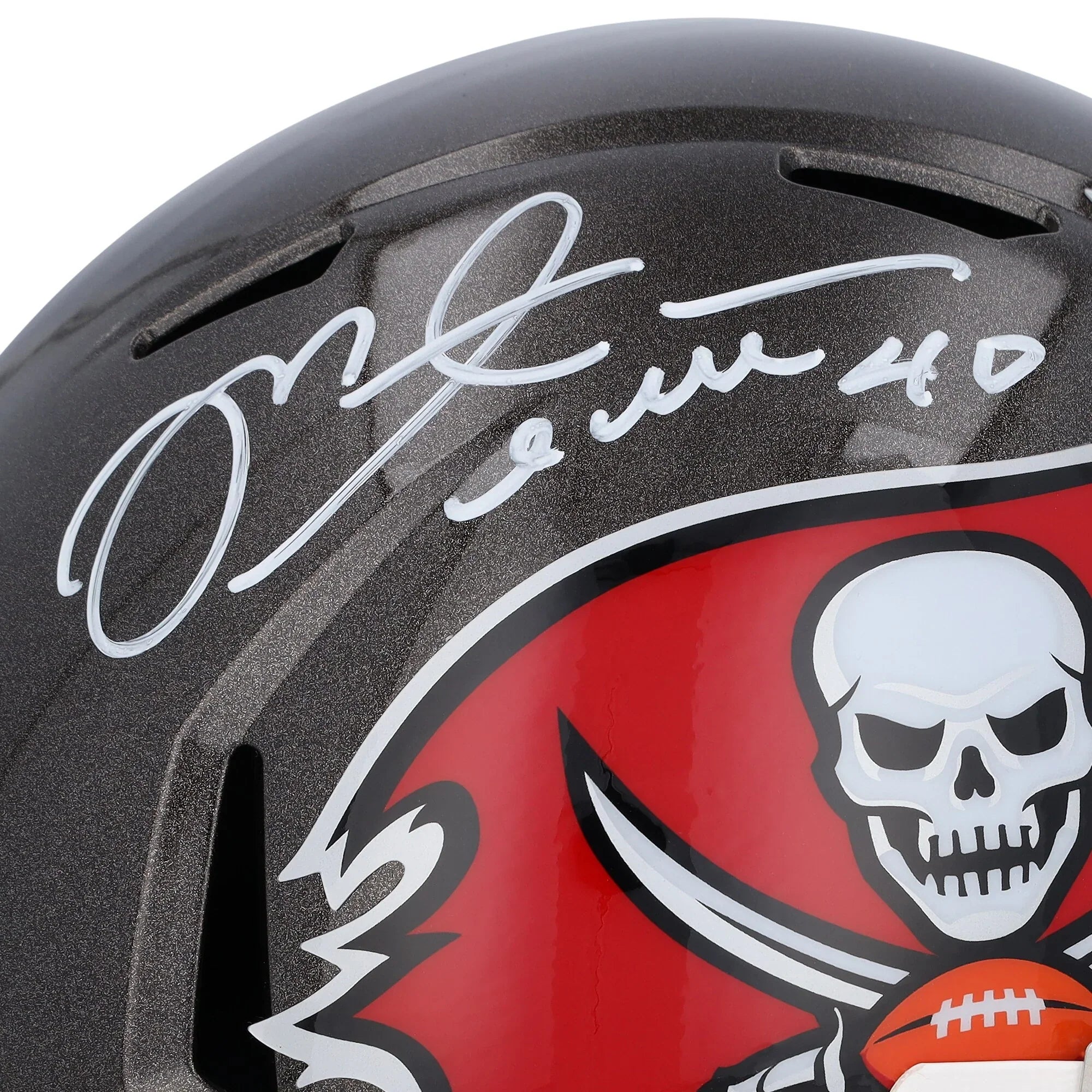Mike Alstott Signed Buccaneers Speed Replica Helmet | Authenticated