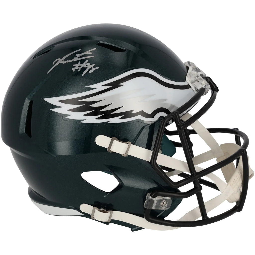 Jalen Carter Signed Philadelphia Eagles Riddell Speed Replica Helmet | Authenticated