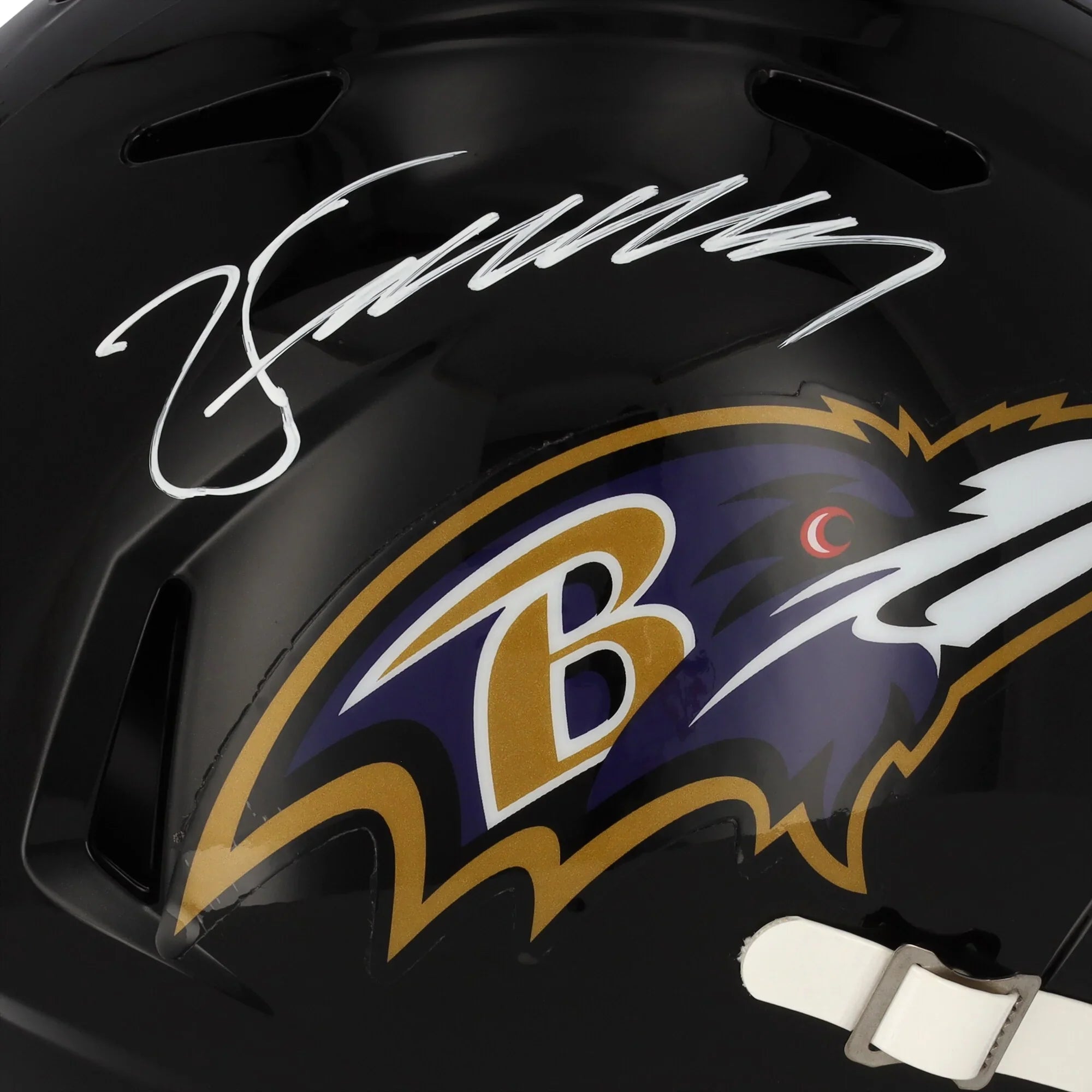 Zay Flowers Signed Baltimore Ravens Speed Replica Helmet | Authenticated