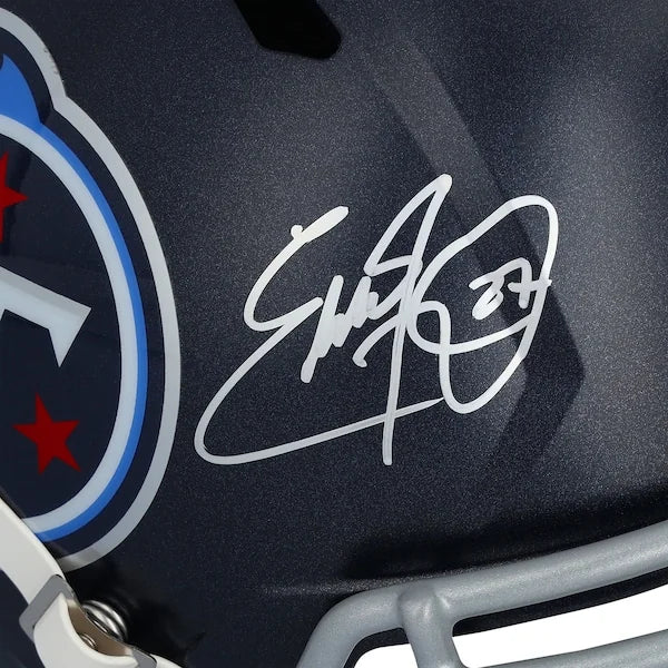Eddie George Signed Riddell Speed Replica Helmet | Tennessee Titans