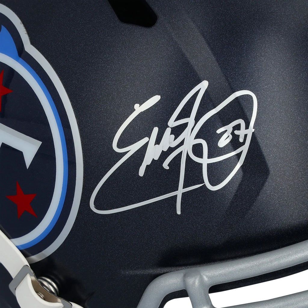 Eddie George Signed Riddell Speed Replica Helmet | Tennessee Titans