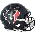 Jayden Higgins Signed Houston Texans Riddell Speed Replica Helmet | Authenticated