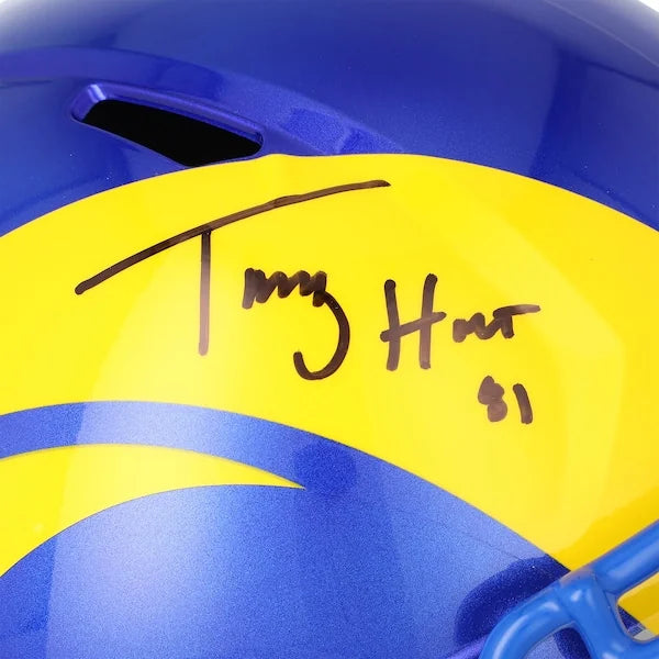 Torry Holt Signed Los Angeles Rams Riddell 2020 Helmet | Authenticated