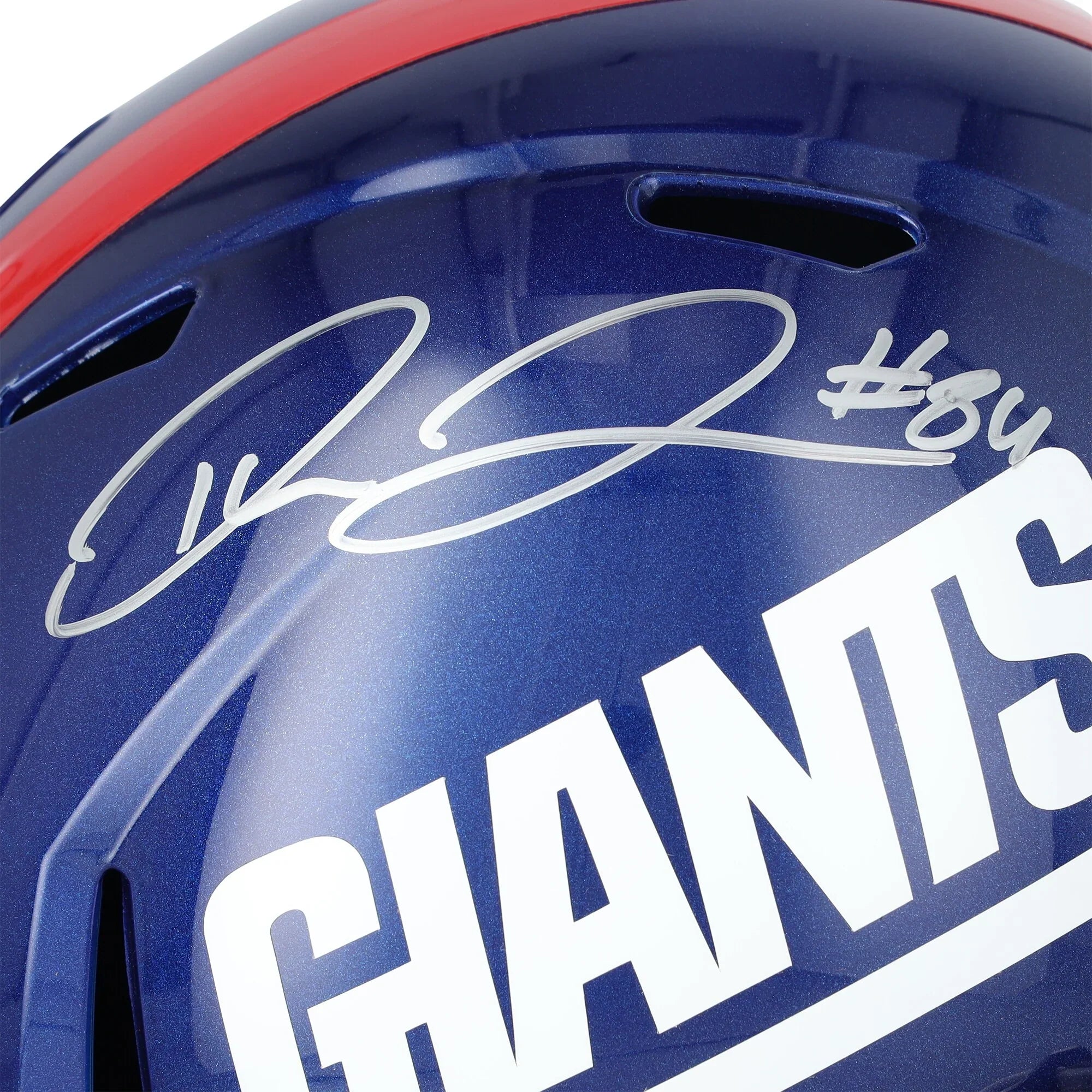 Theo Johnson Signed Giants 2022 Color Rush Helmet | Authenticated