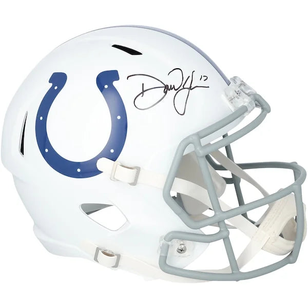 Daniel Jones Signed Riddell Speed Replica Helmet | Indianapolis Colts